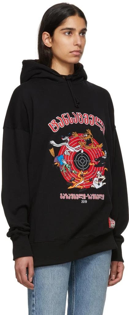 商品Vetements|Black Cartoon Hoodie,价格¥4565,第2张图片详细描述