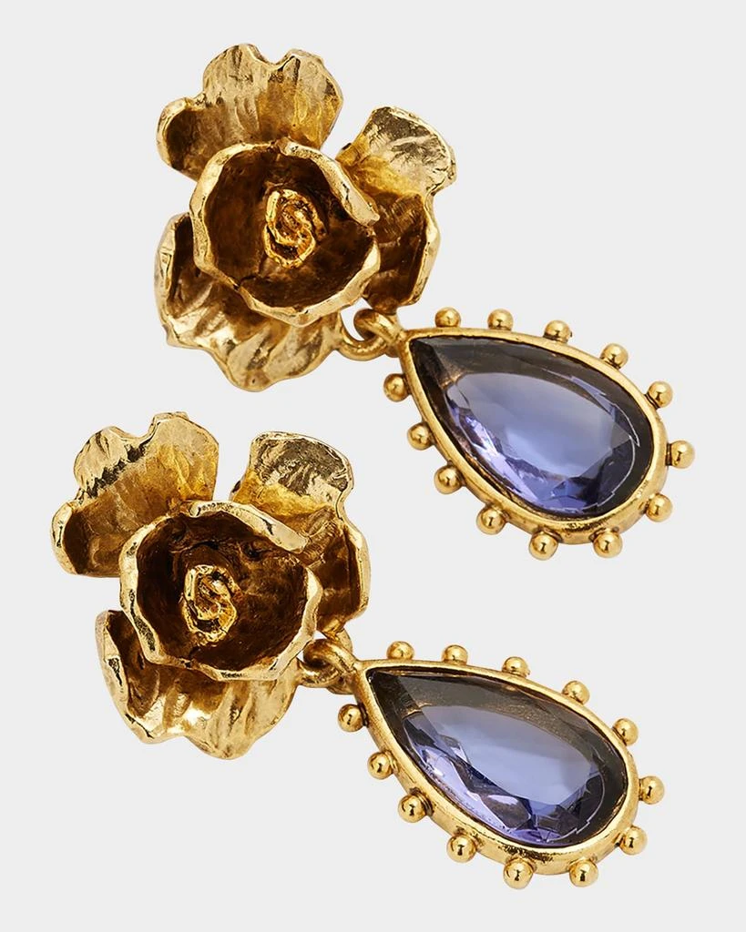商品Oscar de la Renta|Crystal Petal Rose Earrings,价格¥2449,第3张图片详细描述