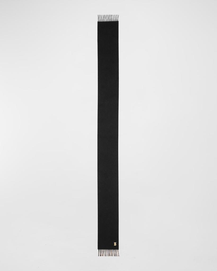 商品Burberry|Reversible Monogram Cashmere Scarf,价格¥2609,第4张图片详细描述