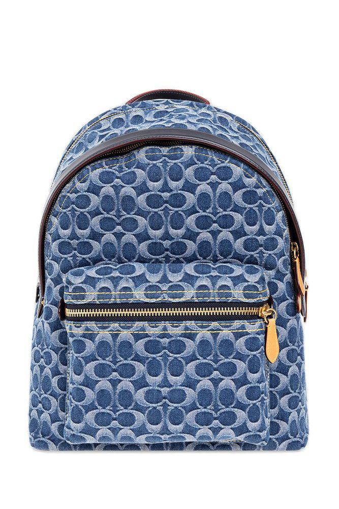 商品Coach|Coach Charter Signature Denim Backpack,价格¥3785,第1张图片