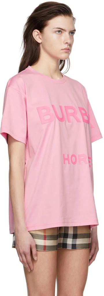 商品Burberry|粉色棉质 T 恤,价格¥6248,第2张图片详细描述