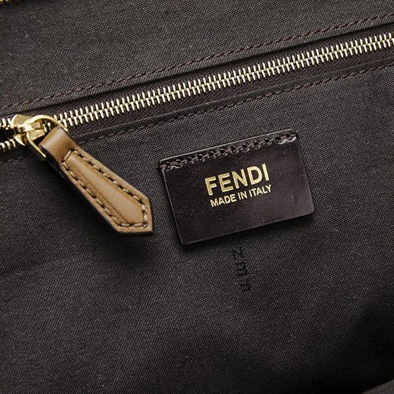 Fendi 芬迪 黑棕拼色女士单肩手提包 8BH185-Q0Z-F0E6U 商品