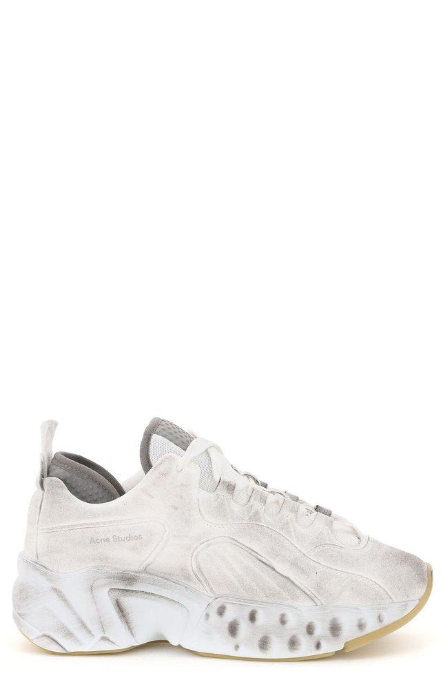 Acne Studios Rockaway Tumbled Lace-Up Sneakers商品第1张图片规格展示