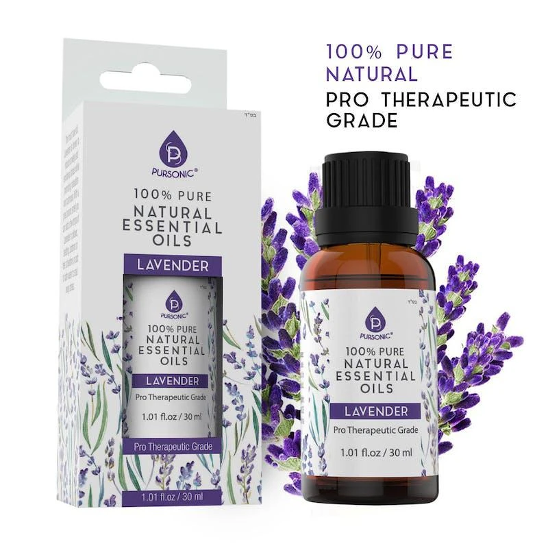 商品PURSONIC|100% Pure & Natural Lavender Essential Oils,价格¥129,第1张图片