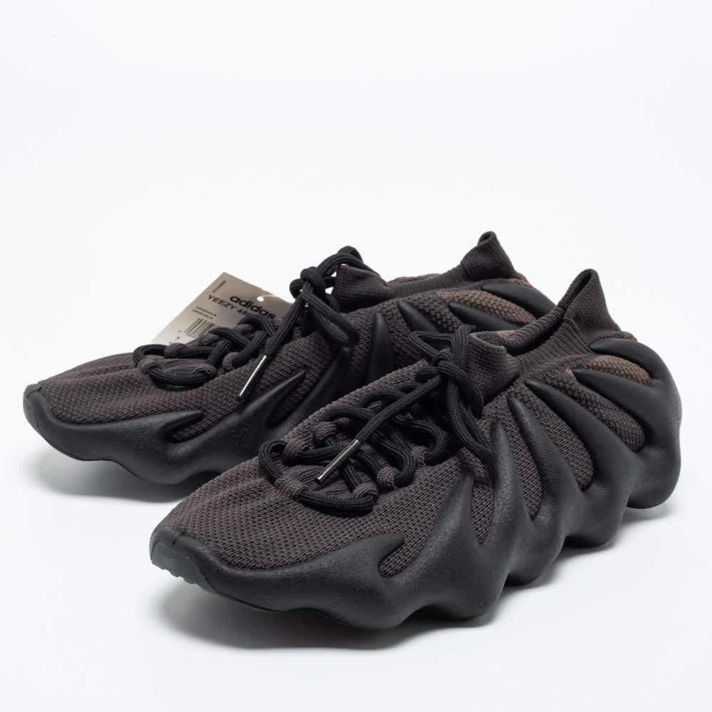 商品YEEZY|Yeezy Black Knit Fabric Yeezy 450 Lace Up Sneakers Size 42,价格¥2560,第2张图片详细描述