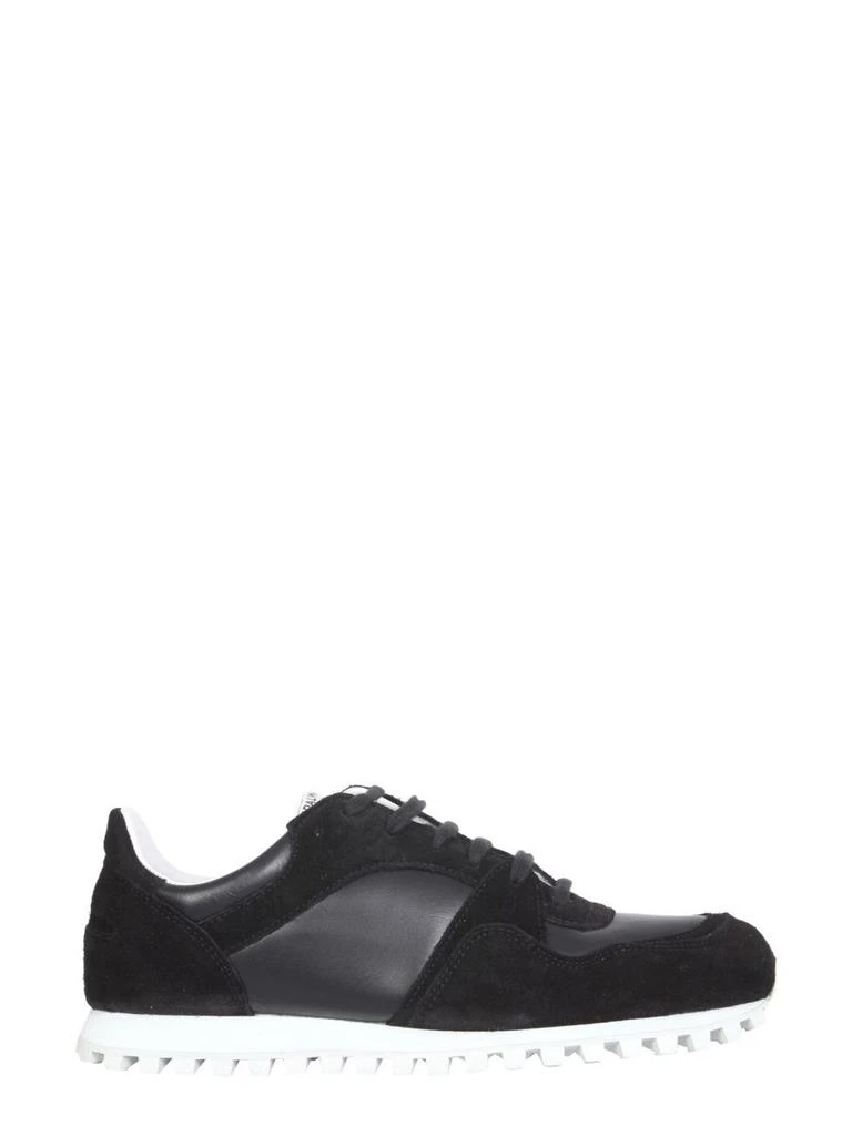 商品Spalwart|Spalwart Womens Black Leather Sneakers,价格¥2891,第1张图片