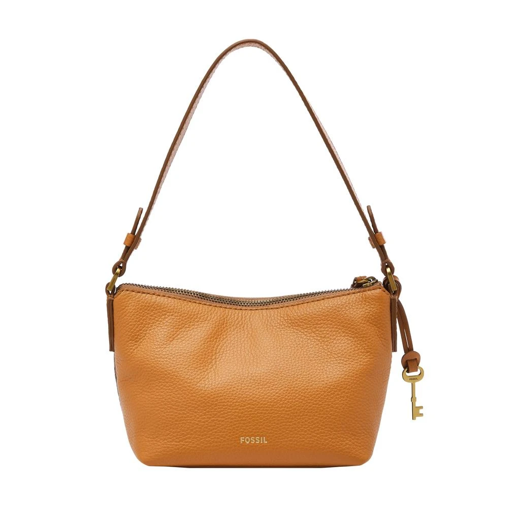 商品Fossil|Fossil Women's Julianna LiteHide Leather Patchwork Mini Hobo,价格¥476,第3张图片详细描述