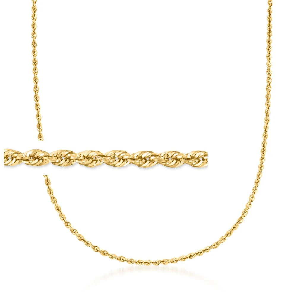 Ross-Simons 3.2mm 14kt Yellow Gold Rope Chain Necklace 商品