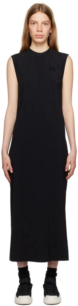 商品Y-3|Black 3-Stripes Midi Dress,价格¥653,第1张图片