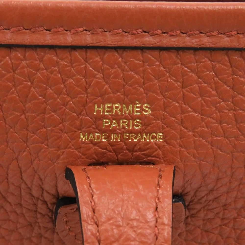 Hermes Brown Taurillon Clemence Leather Evelyne Amazon TPM Shoulder Bag 商品