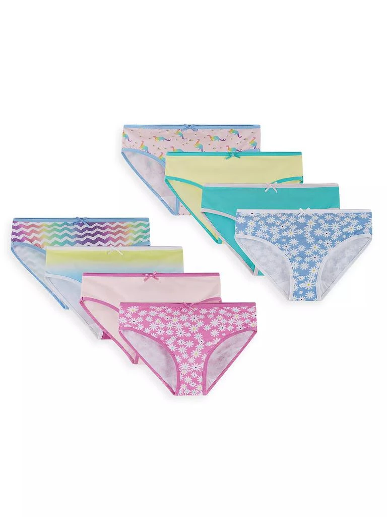 商品Andy & Evan|Little Girl's & Girl's 8-Piece Multicolored Bikini Underwear Set,价格¥227,第1张图片