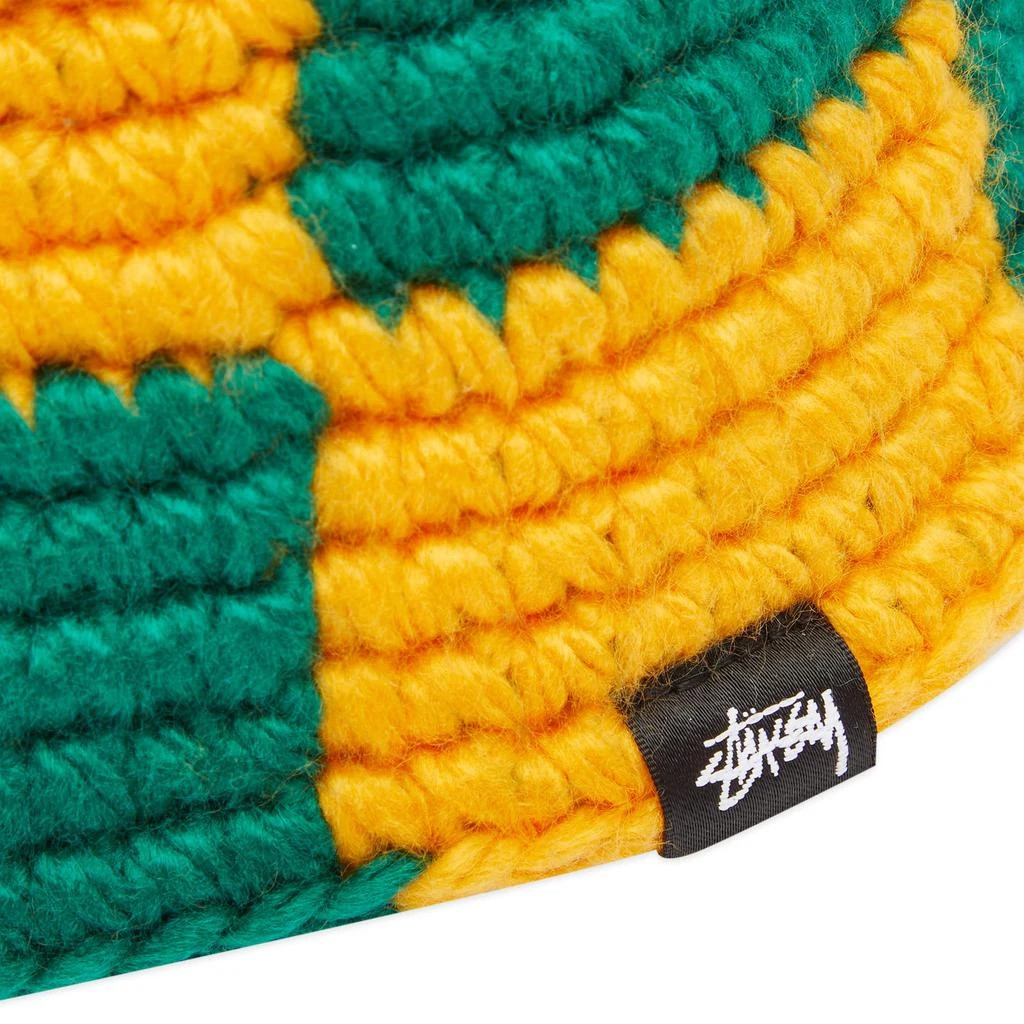 商品STUSSY|Stussy Checker Knit Bucket Hat,价格¥454,第2张图片详细描述
