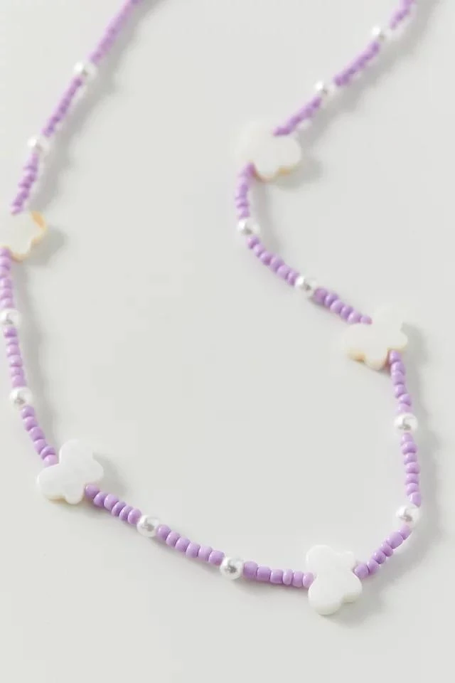 商品Urban Outfitters|Sequoia Beaded Necklace,价格¥38,第1张图片