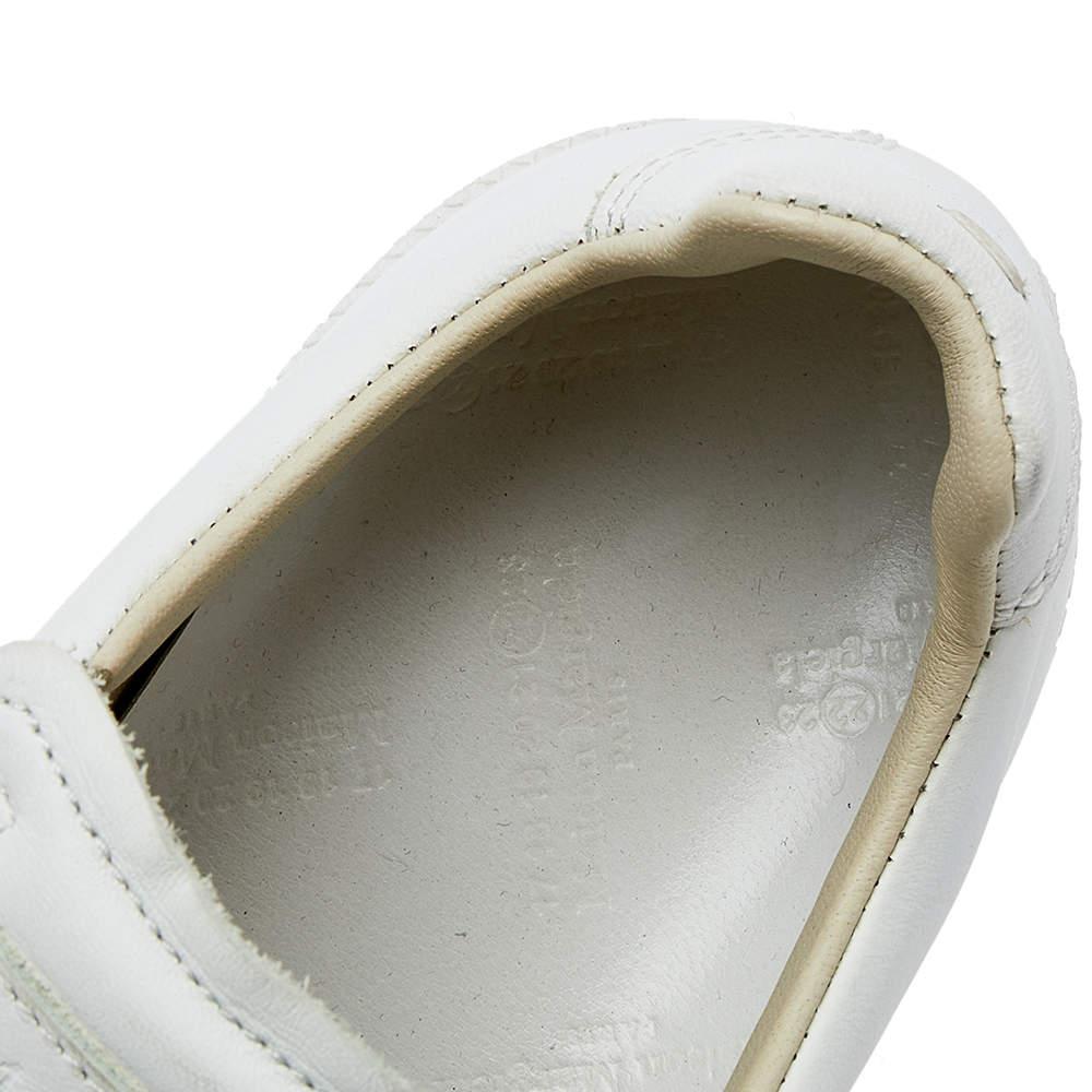 Maison Martin Margiela White Leather Slip on Sneakers Size 39商品第7张图片规格展示