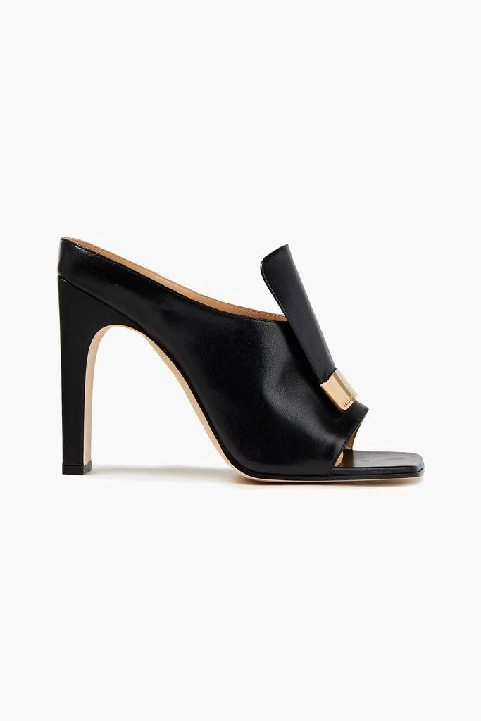 商品Sergio Rossi|sr1 embellished leather mules,价格¥1310,第1张图片