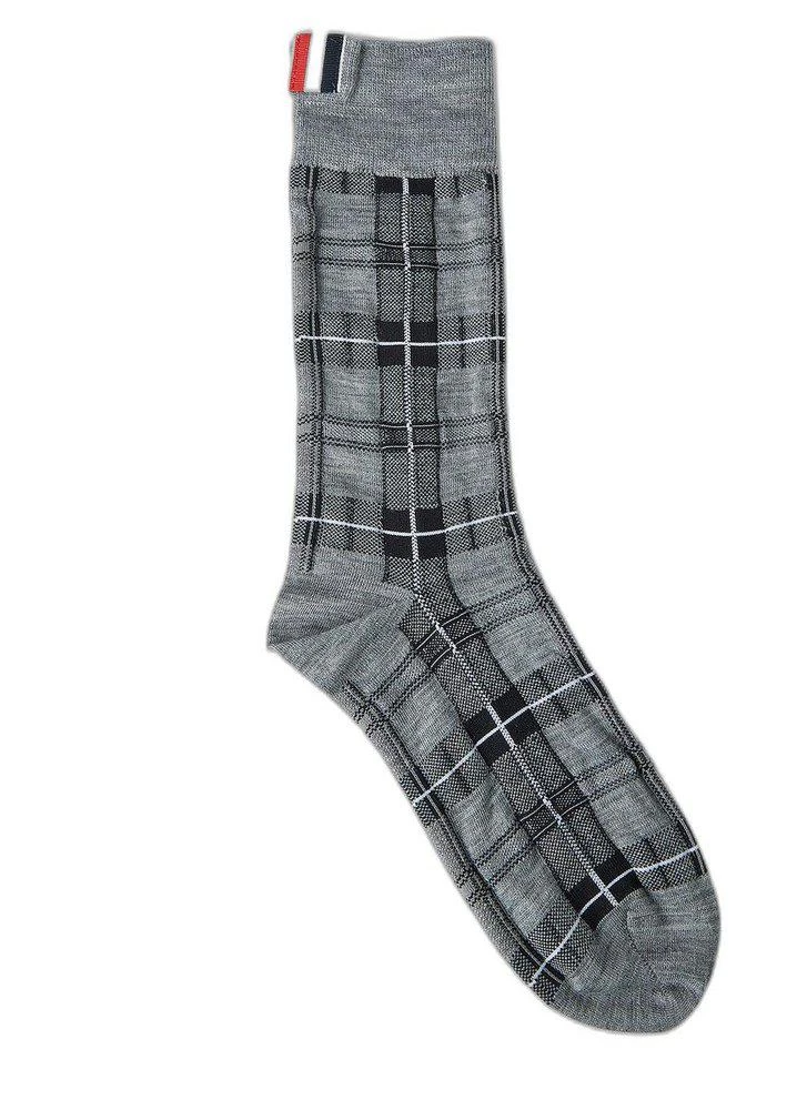 商品Thom Browne|Thom Browne Tartan Jacquard Socks,价格¥520,第1张图片
