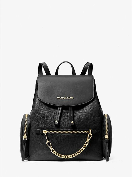 商品Michael Kors|Jet Set Medium Pebbled Leather Backpack,价格¥1026,第1张图片