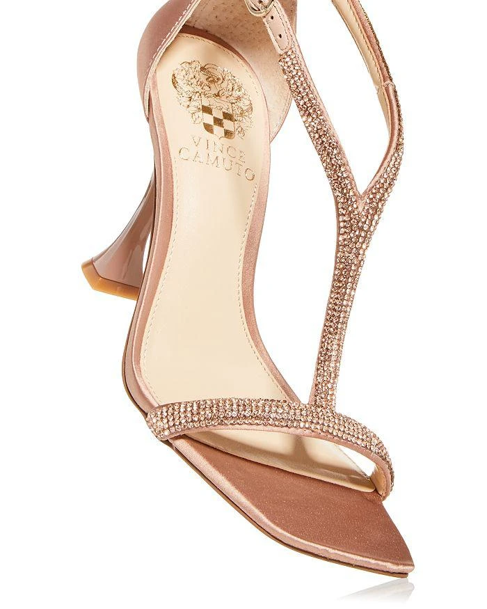 商品Vince Camuto|VINCE CAMUTO Women's Sorthand Crystal Embellished High Heel Sandals,价格¥481,第5张图片详细描述
