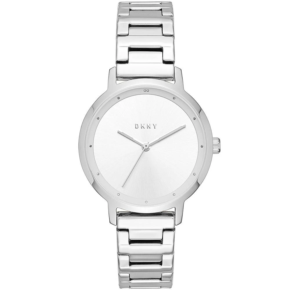 商品DKNY|唐可娜儿女士钢带石英表 32mm,价格¥864,第1张图片