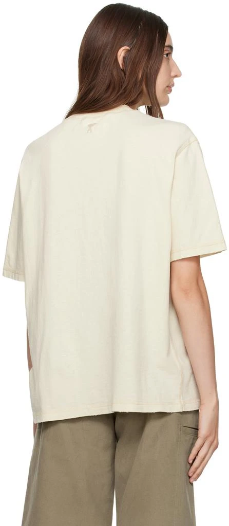 商品AMI|Beige Fade Out T-Shirt,价格¥464,第3张图片详细描述