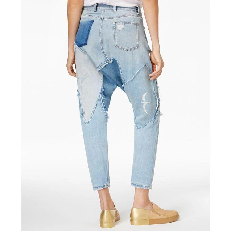 商品Free People|Blazing Summer Cotton Ripped Harem Jeans,价格¥749,第3张图片详细描述