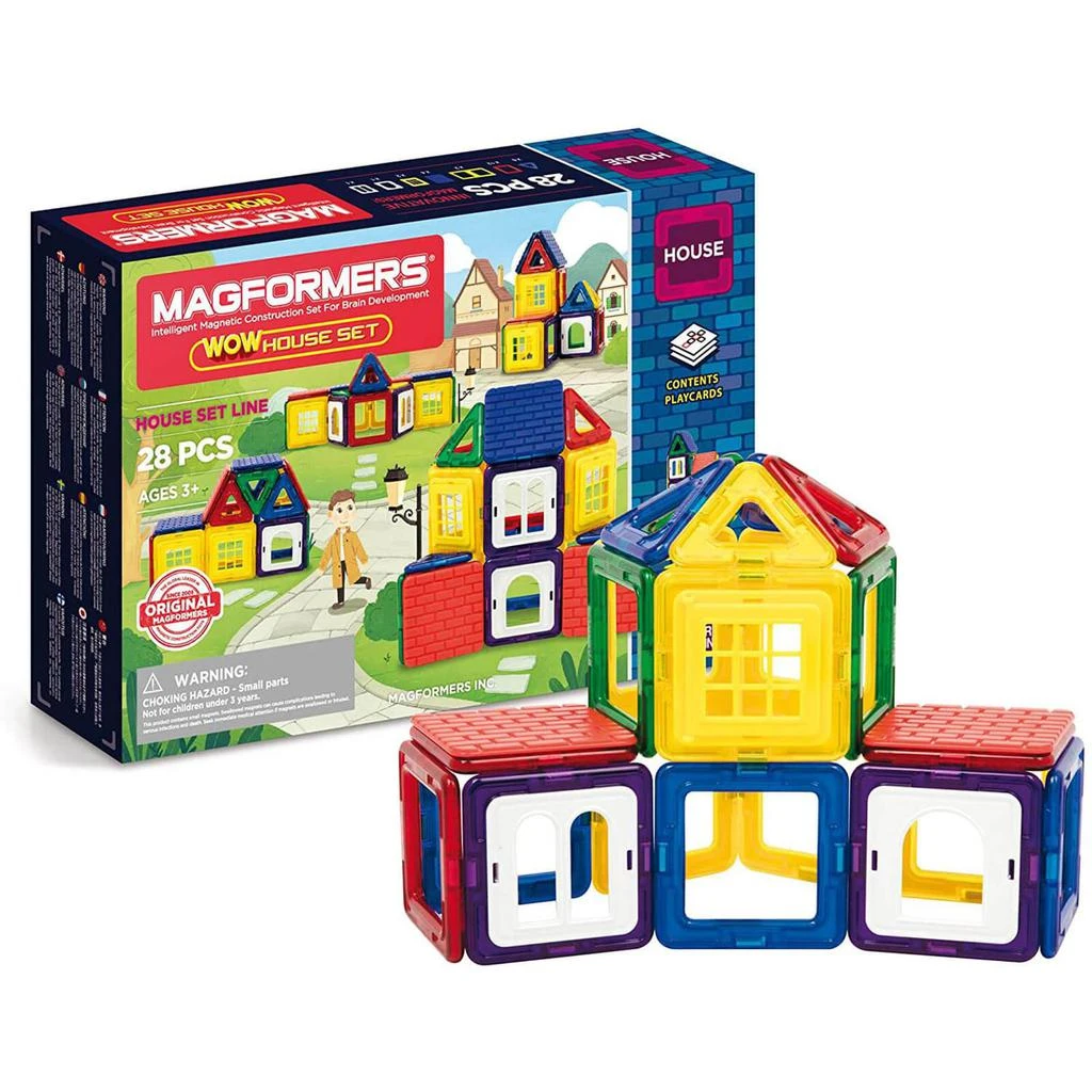 商品The Hut|Magformers - WOW House Magnetic Building Set (28pc),价格¥370,第1张图片