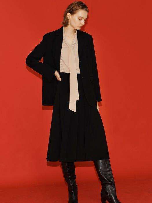 商品FRONTROW|[Drama Signature] Pleated Midi Skirt,价格¥1075,第6张图片详细描述