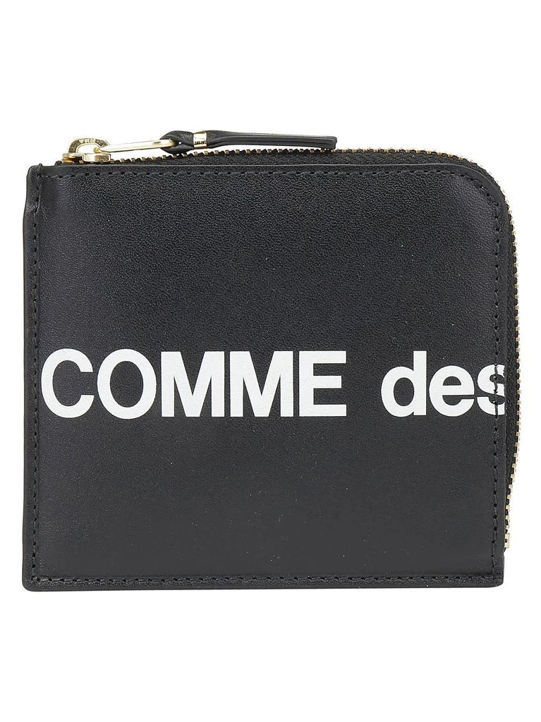 商品Comme des Garcons|Comme des Garçons Wallet Logo Zip Around Wallet,价格¥672,第1张图片