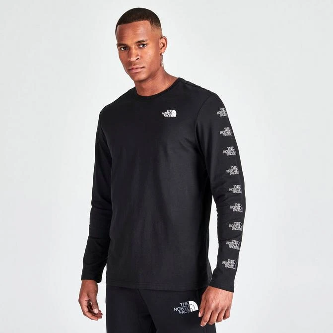 商品The North Face|Men's The North Face Repeat Logo Long-Sleeve T-Shirt,价格¥150,第1张图片