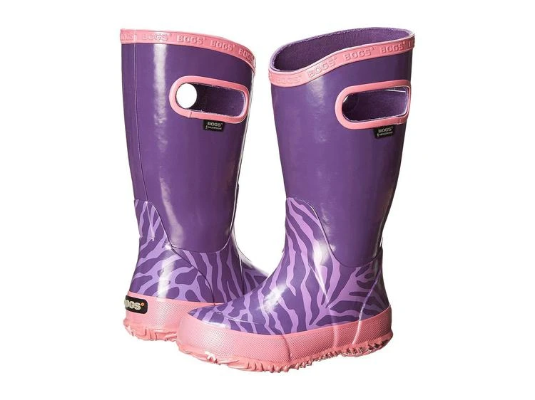 商品Bogs|Bogs Kids Rain Boot Zebra (Toddler/Little Kid/Big Kid) 儿童雨靴(幼儿/低龄儿童/大龄儿童),价格¥304,第1张图片