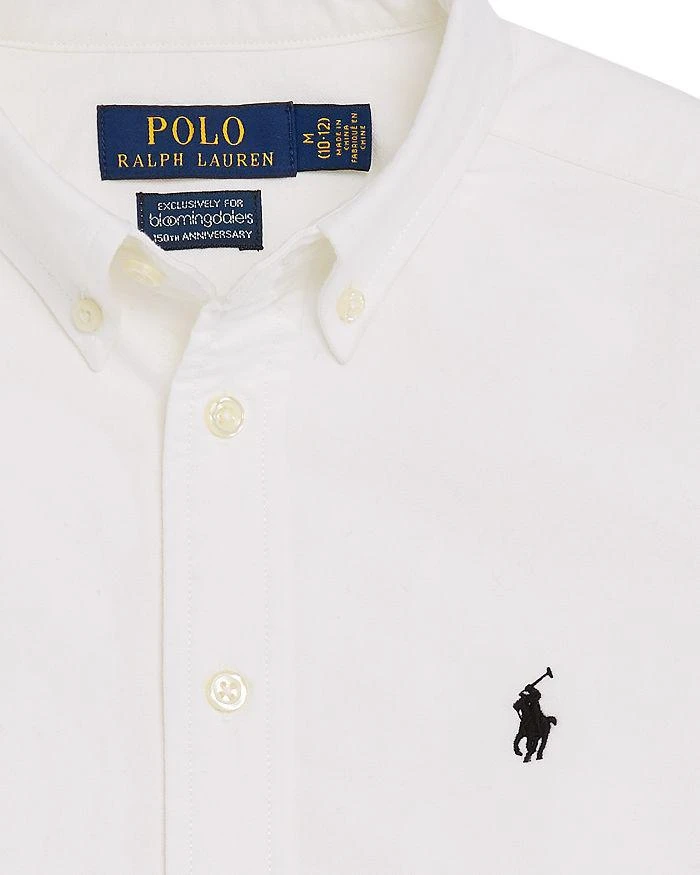 商品Ralph Lauren|Boys' Cotton Oxford Button Down Shirt, Big Kid - 150th Anniversary Exclusive,价格¥307,第3张图片详细描述