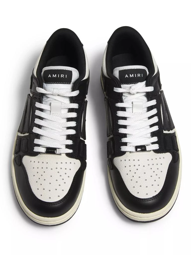 商品AMIRI|Skel-Top Low Leather Sneakers,价格¥3425,第4张图片详细描述