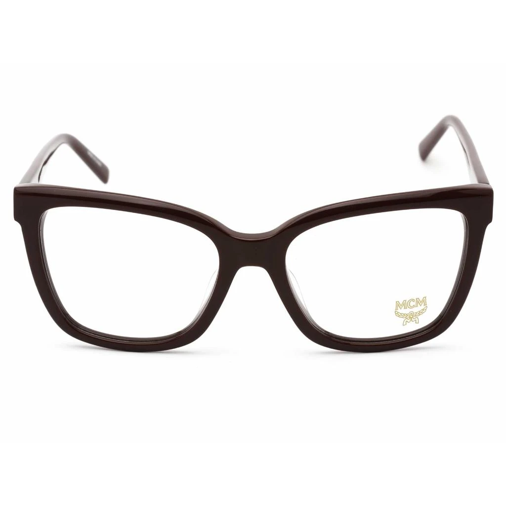 商品MCM|MCM Women's Eyeglasses - Burgundy Square Plastic Full-Rim Frame | MCM2724 601,价格¥432,第2张图片详细描述