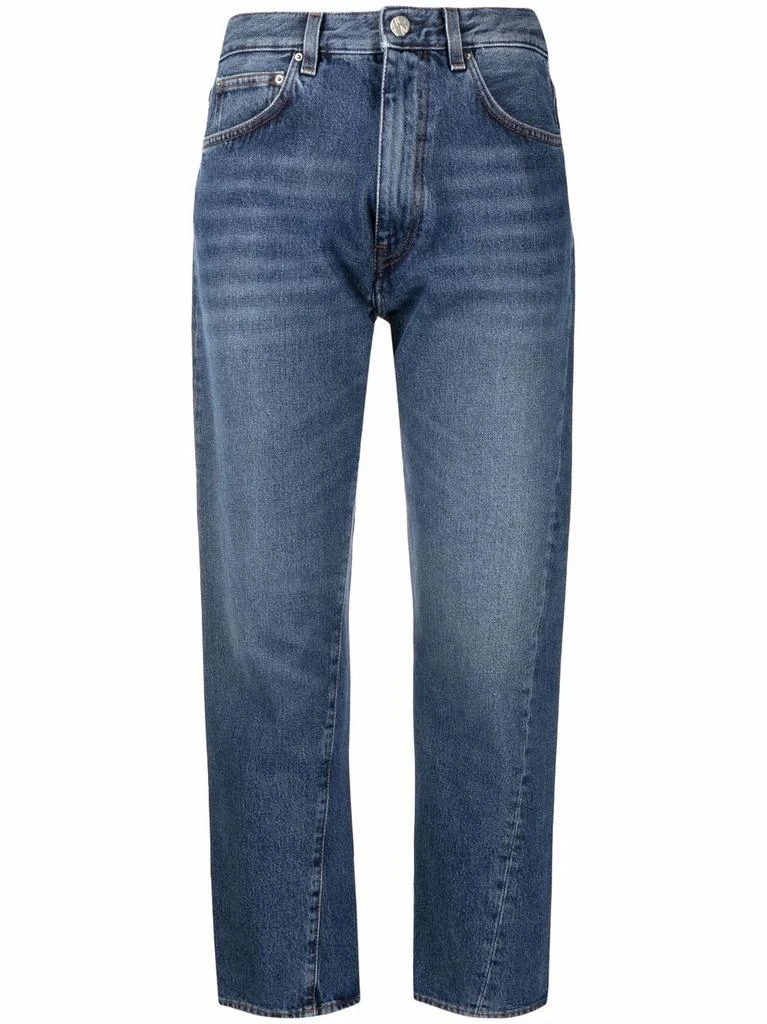 商品Totême|TOTEME - Straight Leg Cropped Denim Jeans,价格¥2610,第1张图片