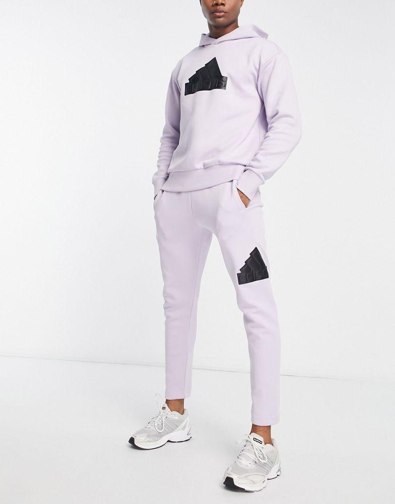 adidas Sportswear future icons BOS joggers in lilac商品第4张图片规格展示