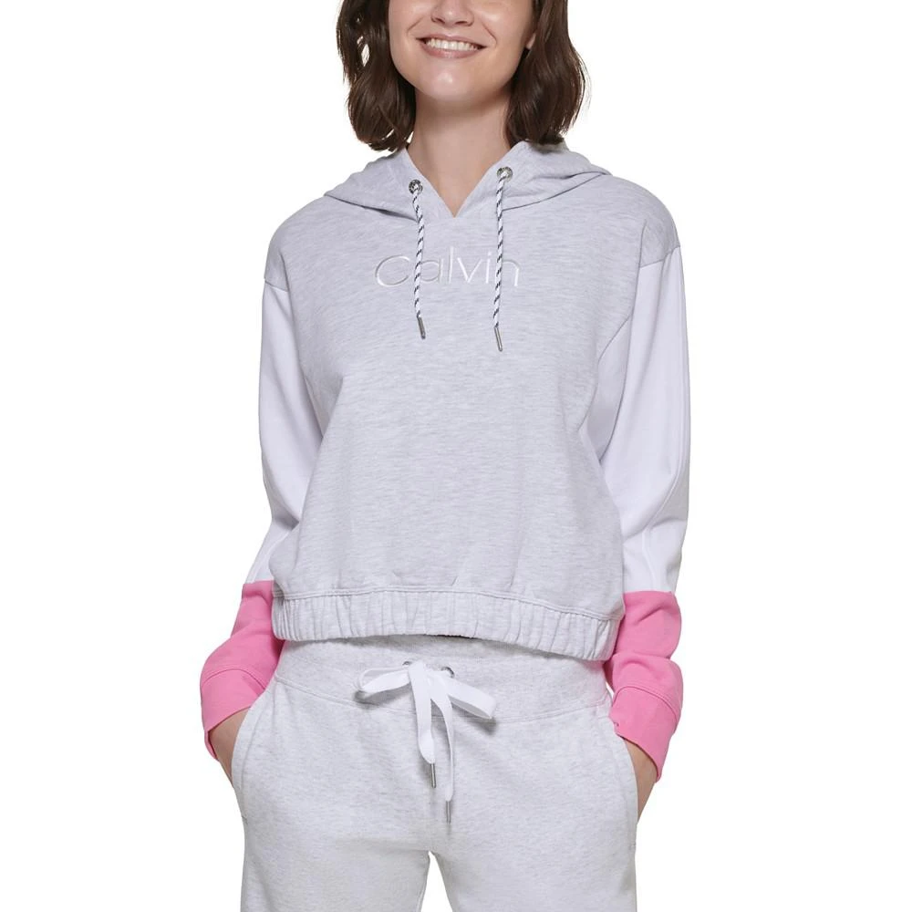 商品Calvin Klein|Women's Colorblocked Hoodie,价格¥156,第1张图片