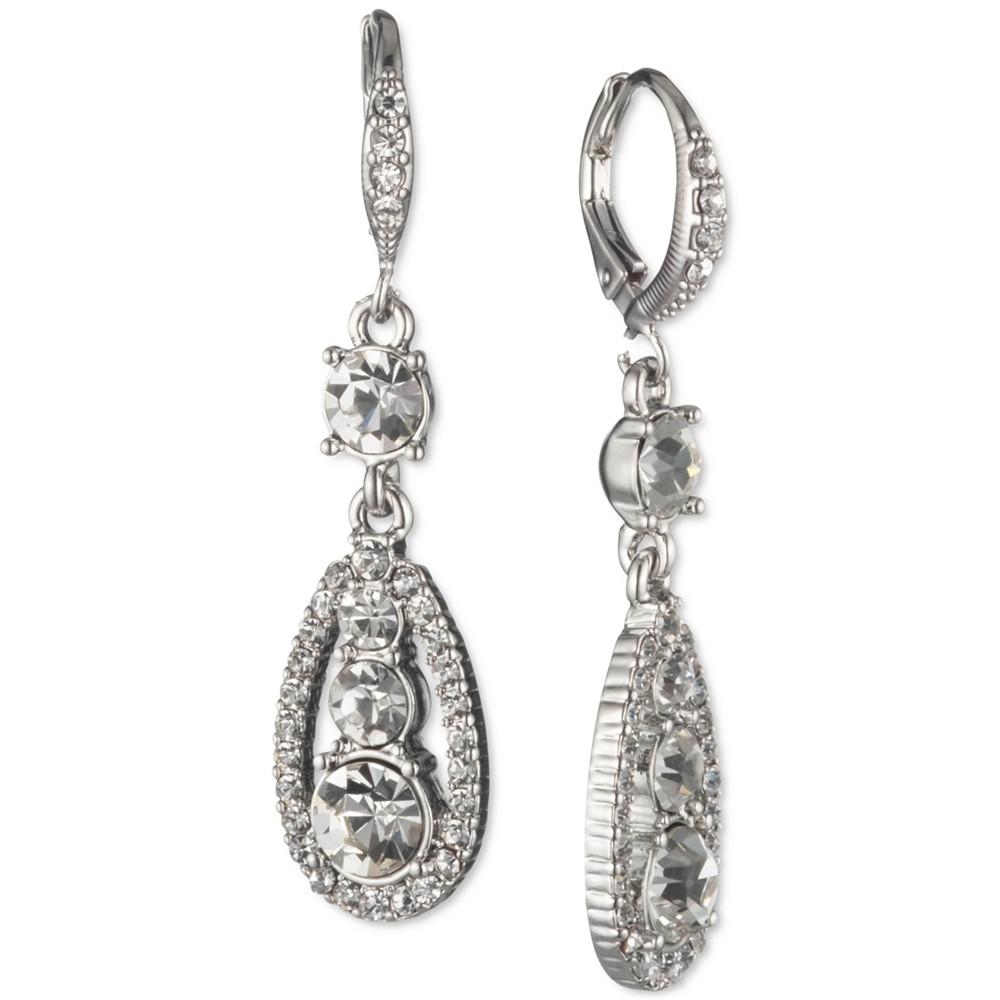 Crystal Double Drop Earrings商品第1张图片规格展示