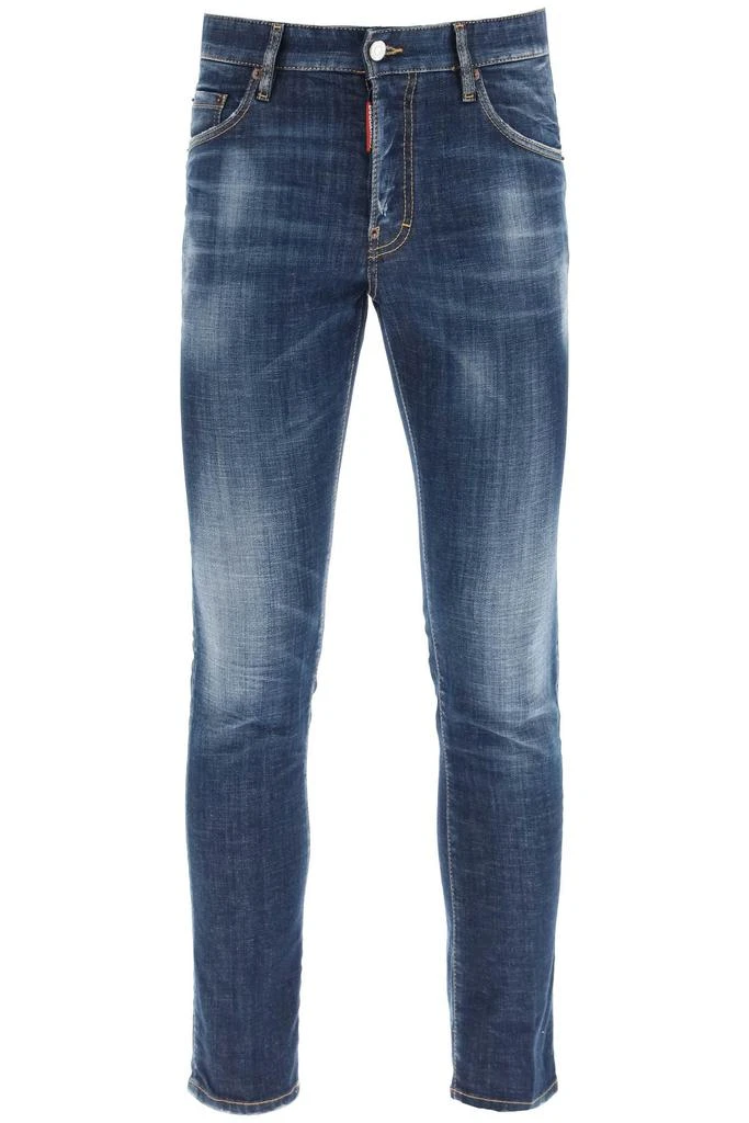 商品DSQUARED2|Dsquared2 dark clean wash skater jeans,价格¥2497,第1张图片