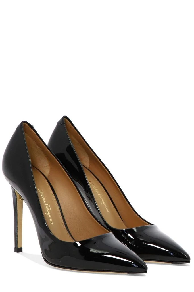 商品Salvatore Ferragamo|Salvatore Ferragamo Classic Pointed-Toe Pumps,价格¥2046,第3张图片详细描述