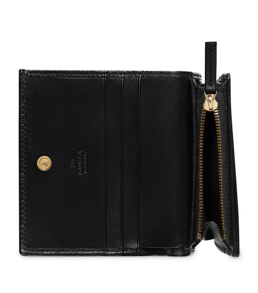 商品Gucci|Leather Horsebit 1955 Folding Wallet,价格¥3655,第5张图片详细描述