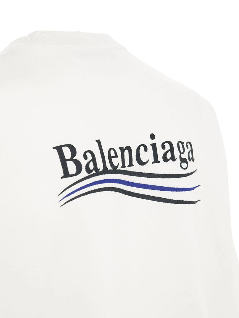商品Balenciaga|Political Logo Cotton Jersey T-shirt,价格¥5175,第5张图片详细描述