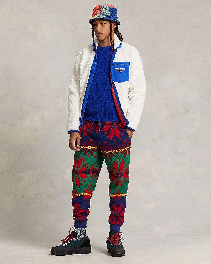 商品Ralph Lauren|Geometric Print Fleece Jogger Pants,价格¥560,第2张图片详细描述