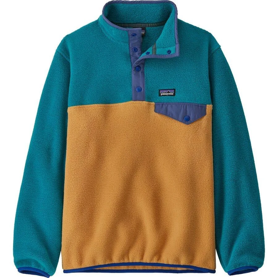 商品Patagonia|Lightweight Synchilla Snap-T Pullover - Kids',价格¥379,第1张图片