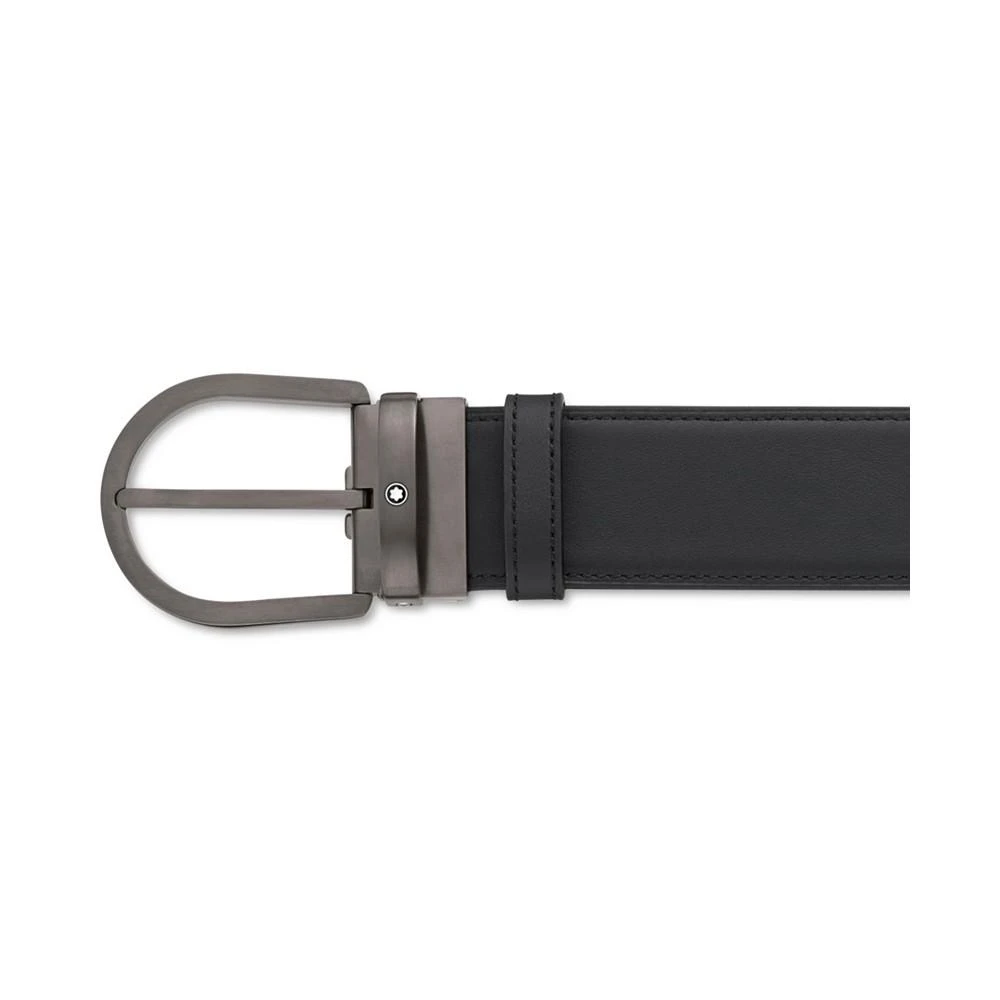 商品MontBlanc|Horseshoe Reversible Leather Belt,价格¥3167,第1张图片