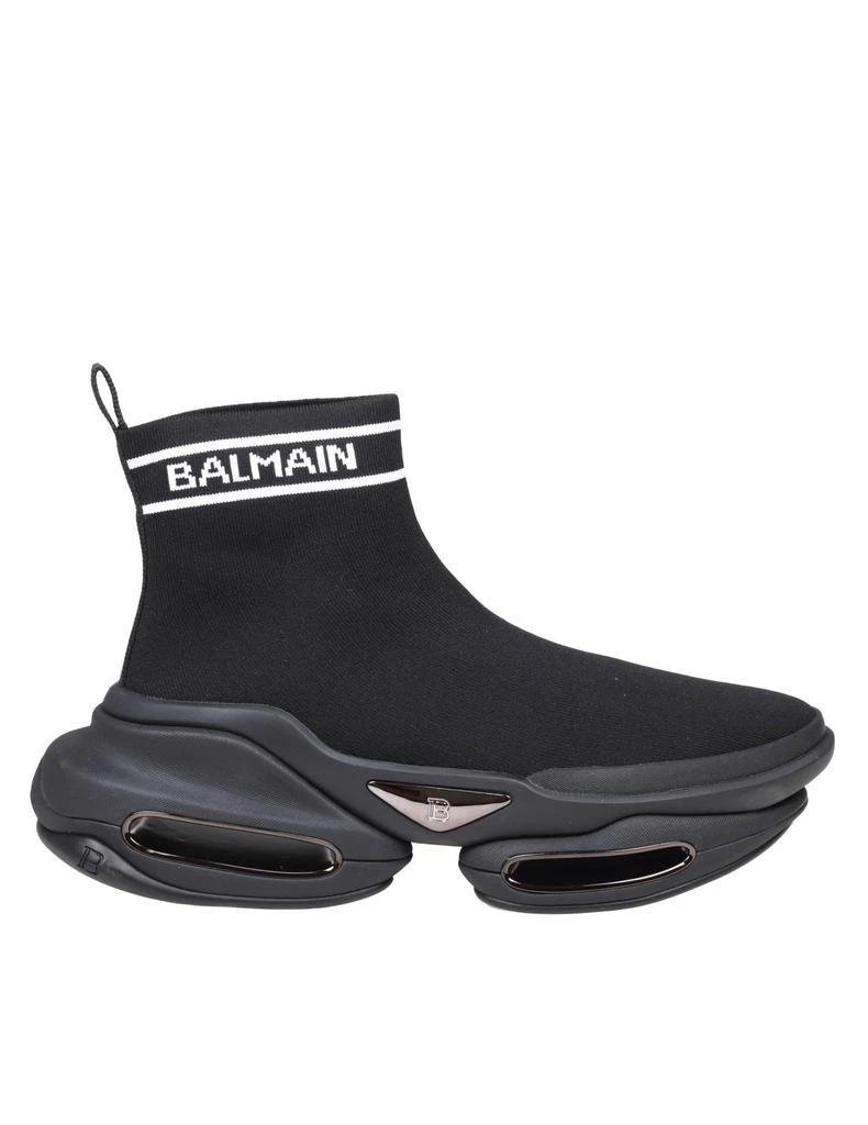 商品Balmain|Balmain Sneakers B Bold Black Fabric Socks,价格¥7070,第1张图片