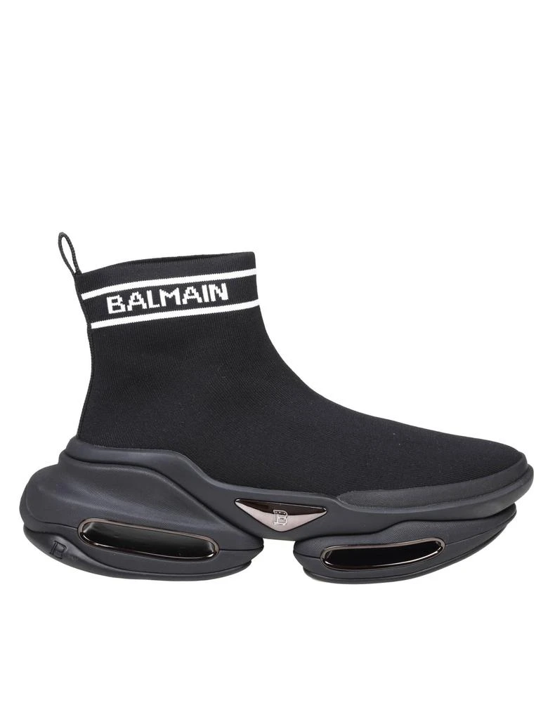 商品Balmain|Balmain Sneakers B Bold Black Fabric Socks,价格¥7135,第1张图片