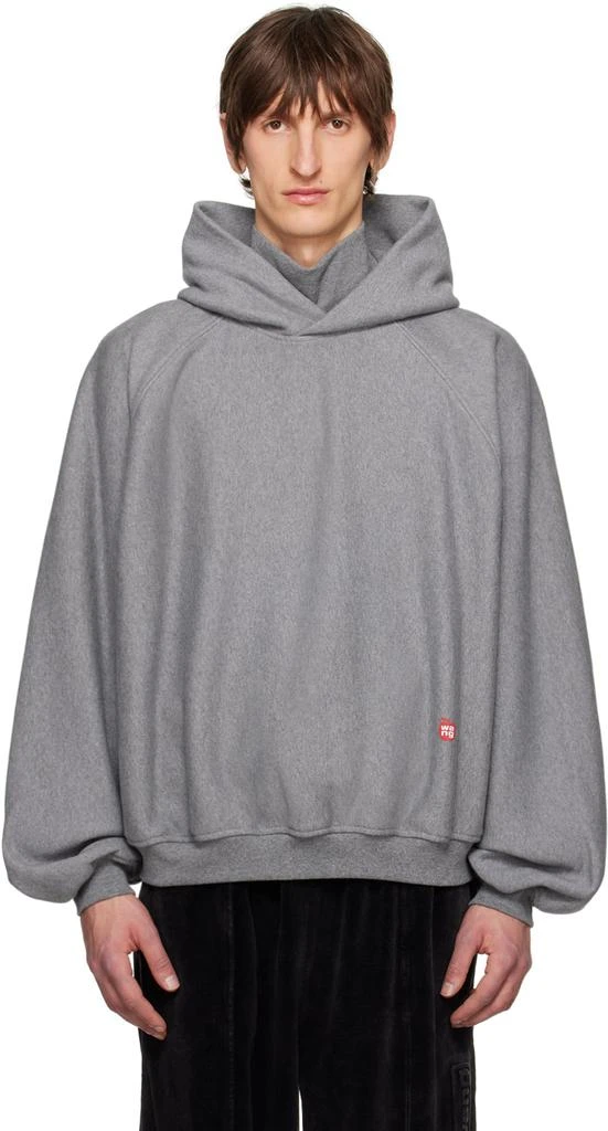 商品Alexander Wang|Gray Turtleneck Hoodie,价格¥3830,第1张图片