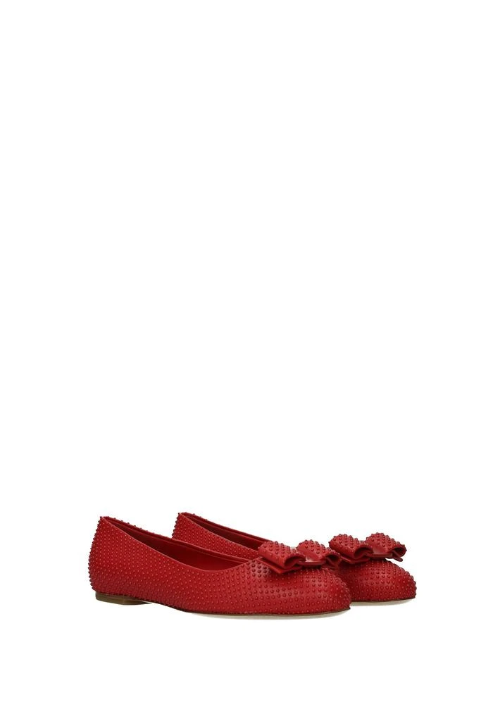 商品Salvatore Ferragamo|Ballet flats varinach Leather Red,价格¥2259,第2张图片详细描述