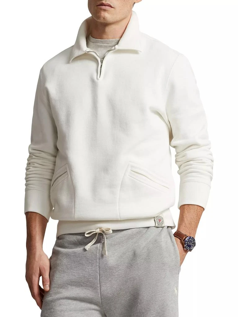 商品Ralph Lauren|Half-Zip Rugby Polo Sweatshirt,价格¥855,第3张图片详细描述