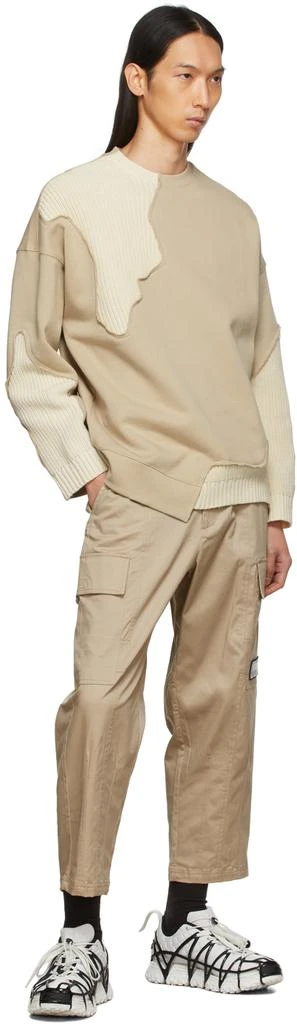 商品Li-Ning|Beige Cotton Cargo Pants,价格¥483,第4张图片详细描述